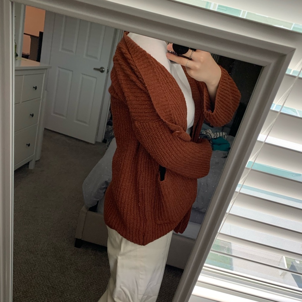 Brown Korean brand Cardigan - Picture 8 of 8